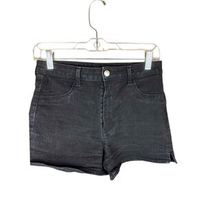 H&M Black High Waist Shorts